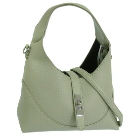 【11/10限定 抽選で2人に1人100%ポイントバック！要エントリー】 リンレ バッグ レディース 2WAY ショルダーバッグ レザー グリーン DM20-GR RINRE