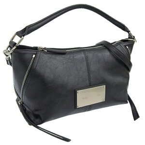 }[eBL obO fB[X 2WAY V_[obO ubN SIDE ZIPPER TWO WAY BAG MK2511BG004MBK Matin Kim