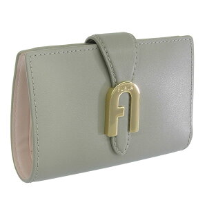 �t���� ���z ���f�B�[�X ��܂���z �A�E�g���b�g ���U�[ �O���[�� MIASOFIA M COMPACT WALLET WP00552BX3104AG700 FURLA