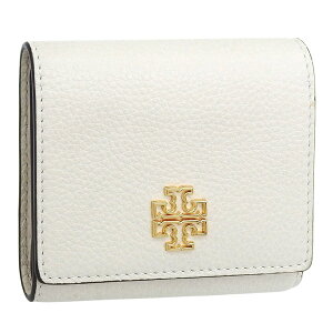 �g���[�o�[�` ���z ���f�B�[�X ��܂���z �A�E�g���b�g ���U�[ �z���C�g BRITTEN COMPACT WALLET 159431-104 TORY BURCH