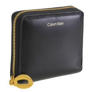�J���o���N���C�� ���z ���f�B�[�X ��܂���z ���U�[ �u���b�N HARDWARE SQUARE ZIP AROUND LV04F1044G-BLACK CALVIN KLEIN