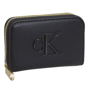 �J���o���N���C�� ���� �����Y �R�C���P�[�X �u���b�N BOLD CK MEDIUM ZIP AROUND LV04F1154G-BLACK CALVIN KLEIN