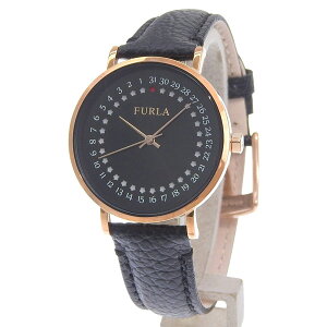 �t���� ���� ���f�B�[�X �r���v SS×���U�[ �u���b�N GIADA DATE 33mm 3H BLACK DIAL R4251121505 FURLA