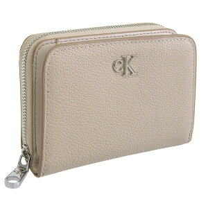 �J���o���N���C�� ���z ���f�B�[�X ��܂���z �A�E�g���b�g ���U�[ �x�[�W�� MINIMAL MONOGRM LTHR MED FLAP ZIP AROUND 4F1064G-230 CALVIN KLEIN