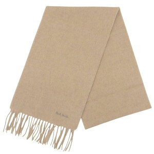 �|�[���X�~�X �ߗ� �����Y ���f�B�[�X �}�t���[ �J�V�~�� �x�[�W�� SCARF PLN CASHMERE SSNL M1A150K-LS09B-62 PAUL SMITH