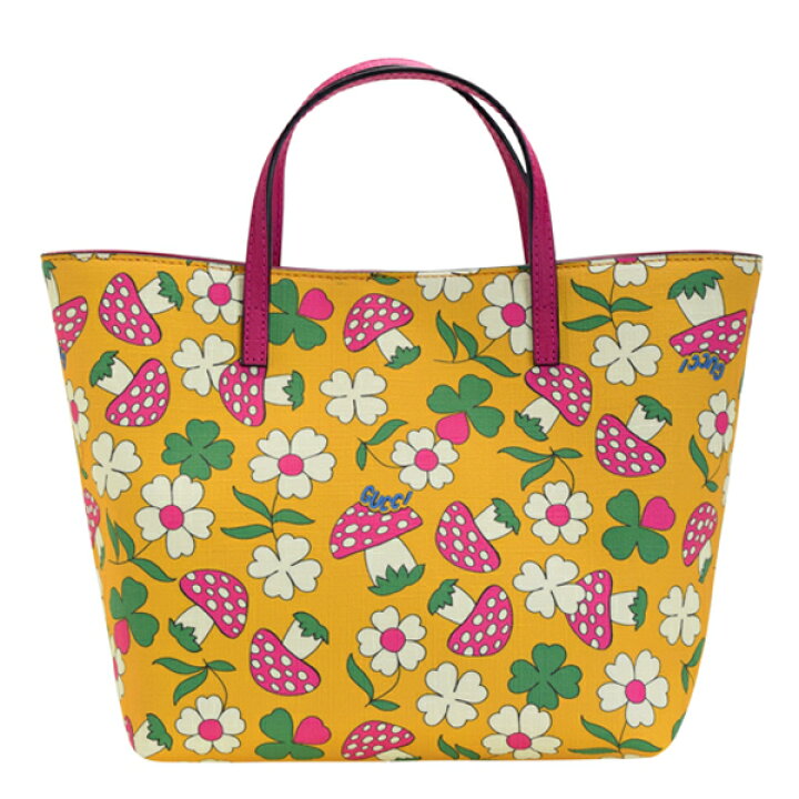 楽天市場】グッチ バッグ GUCCI トートバッグ 花柄 キノコ柄 
