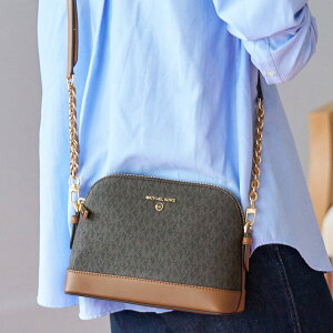 �}�C�P���R�[�X �o�b�O ���f�B�[�X �V�����_�[�o�b�O �u���E�� JET SET CHARM LG DOME XBODY 32T1GT9C3B-252 MICHAEL KORS