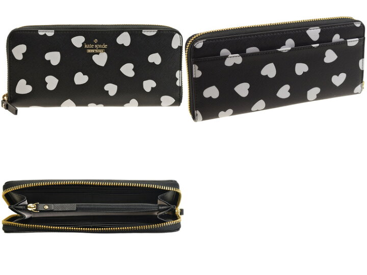 楽天市場】ケイトスペード 財布 KATE SPADE ラウンドファスナー長財布 
