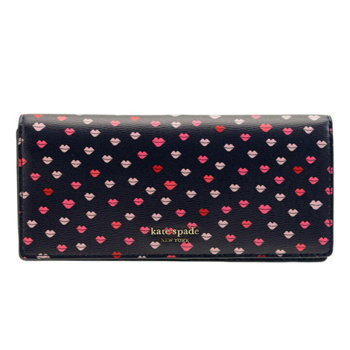 楽天市場】ケイトスペード 財布 KATE SPADE 二つ折り長財布 リップ柄 
