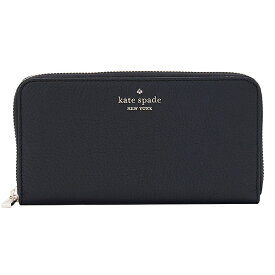 ケイトスペード 財布 KATE SPADE ラウンドファスナー長財布 アウトレット wlr00392-001 ブラック レザー 金具ゴールド 送料無料 30日間返品保証 代引手数料無料 一粒万倍日 楽天スーパーセール