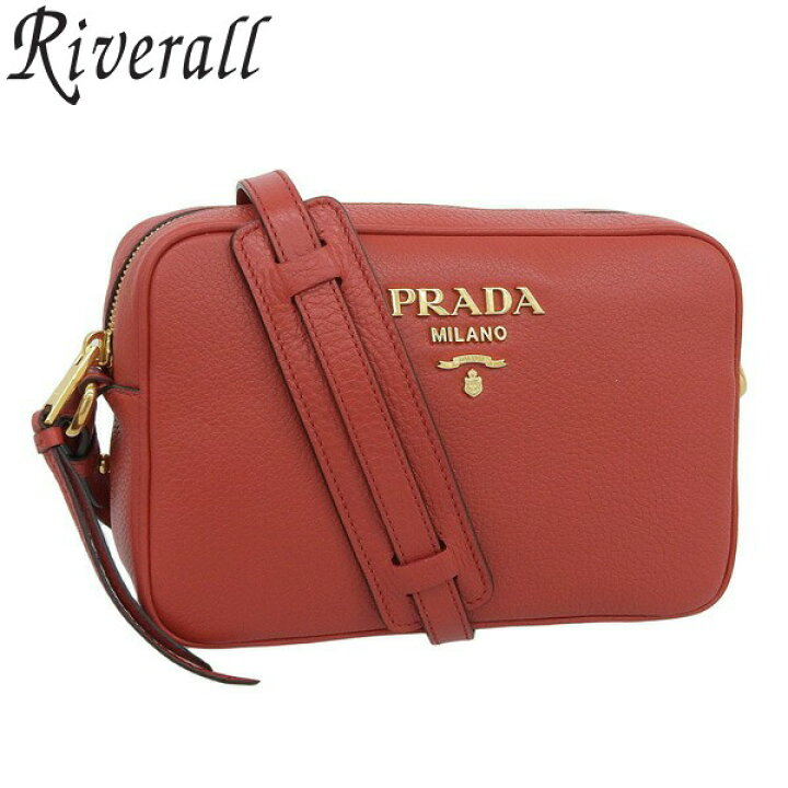 楽天市場】プラダ PRADA ショルダーバッグ バッグ レッド系 レディース 