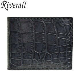 【11/10限定 抽選で2人に1人100%ポイントバック！要エントリー】 二つ折り財布 メンズ リンレ RINRE MADE IN JAPAN ネイビーxホワイト クロコダイル調型押しレザー 3001nvwh 送料無料 ファッション かっこいい おしゃれ 30日間返品保証 一粒万倍日