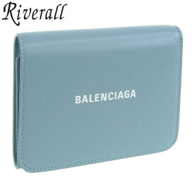 バレンシアガ 三つ折り財布 レディース アウトレット ブルー 6557431IZI34791 BALENCIAGA 一粒万倍日