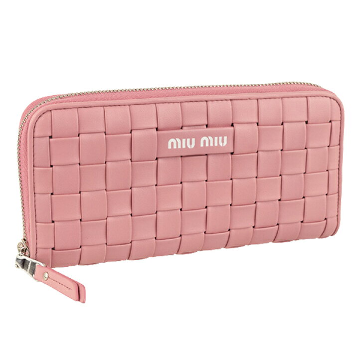 楽天市場】ミュウミュウ MIUMIU ラウンドファスナー長財布 