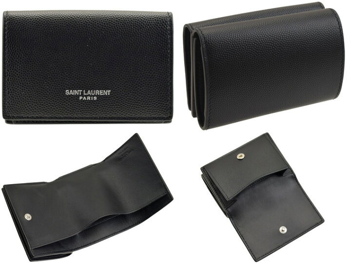 楽天市場】サンローラン SAINT LAURENT PARIS 三つ折り財布 YSL 