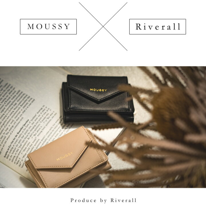楽天市場 マウジー Moussy 三つ折り財布 当店オリジナル コラボ商品 レディース M ファッション 新生活応援 リヴェラール楽天市場店