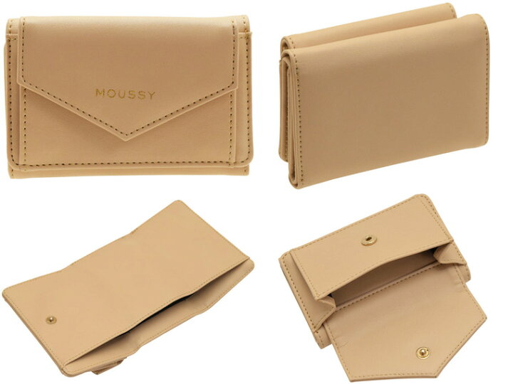 楽天市場 マウジー Moussy 三つ折り財布 当店オリジナル コラボ商品 レディース M ファッション 新生活応援 リヴェラール楽天市場店