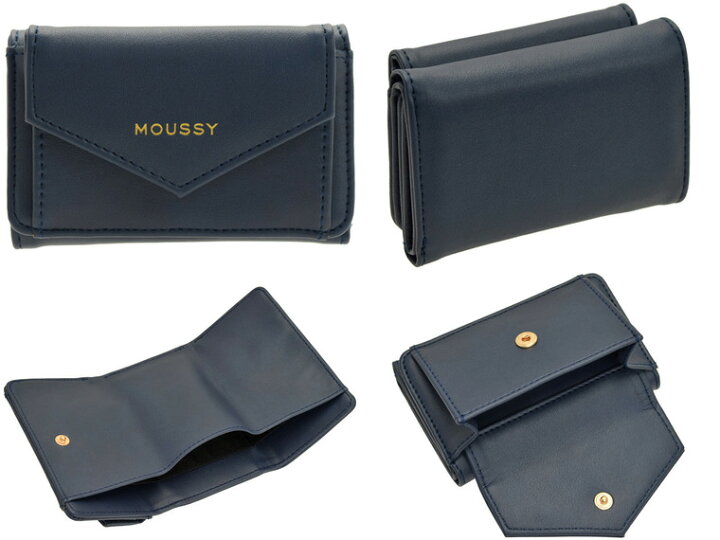 楽天市場 マウジー Moussy 三つ折り財布 当店オリジナル コラボ商品 レディース M ファッション 新生活応援 リヴェラール楽天市場店