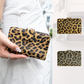 楽天市場 レディース財布 柄ヒョウ レオパード 形状 財布 二つ折り財布 財布 ケース バッグ 小物 ブランド雑貨 の通販