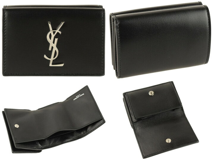 楽天市場】サンローラン SAINT LAURENT PARIS YSL 三つ折り財布 メンズ 
