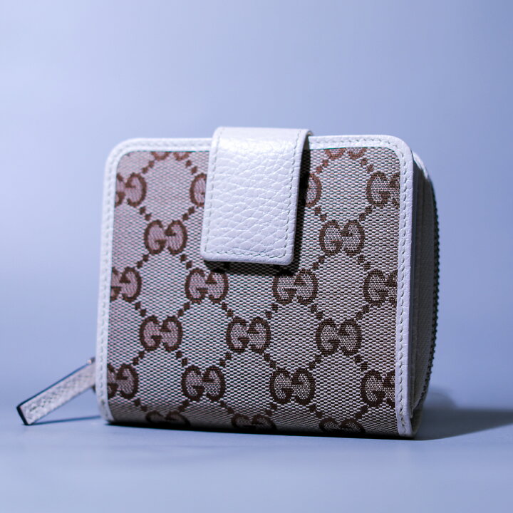 楽天市場】グッチ 財布 GUCCI ショップ袋付き ラウンドファスナー折 
