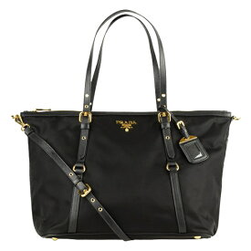 プラダ PRADA レディース 2WAYショルダーバッグ アウトレット 1bg253tesa-nero ブラック ナイロン レザー 金具ゴールド 送料無料 ファッション 可愛い オシャレ おしゃれ 30日間返品保証 代引手数料無料