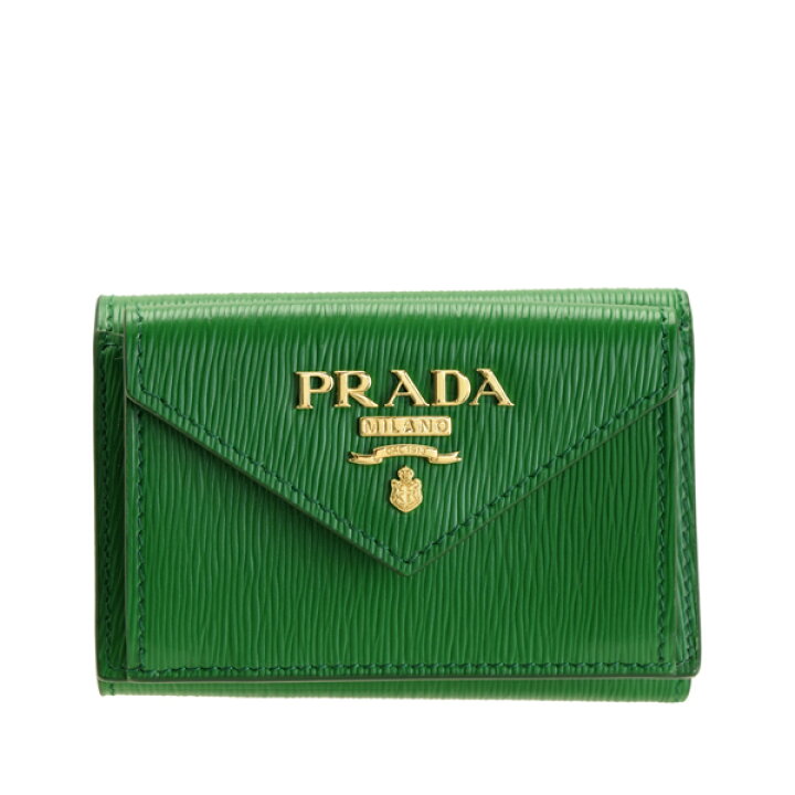 楽天市場】プラダ PRADA 三つ折り財布 アウトレット 1mh021vitmov-verd 