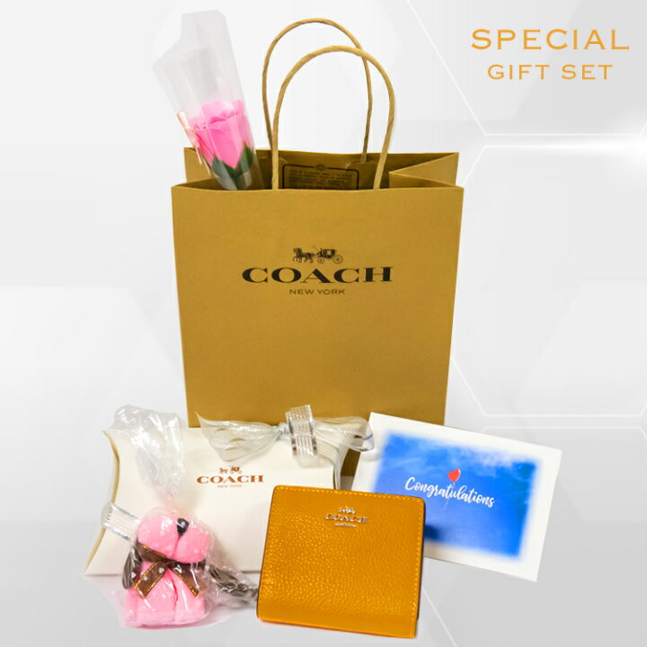 楽天市場】コーチ ギフトセット お誕生日プレゼント COACH 財布 ミニ 