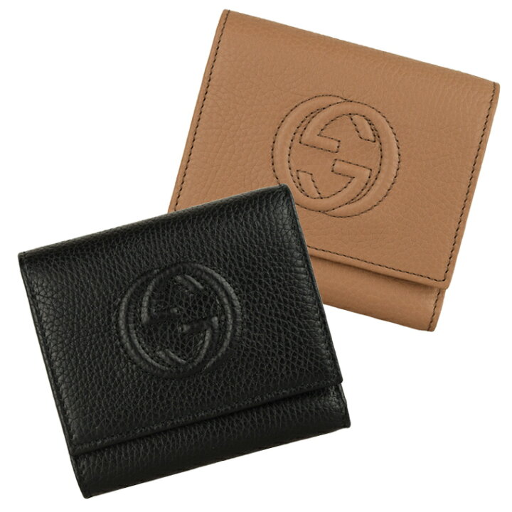 楽天市場】グッチ 財布 GUCCI ショップ袋付き 三つ折り財布 