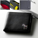 ポールスミス 財布 メンズ 二つ折り財布 ブラック WALLET B COIN M2A6078-KZEBRA-79 PAUL SMITH 一粒万倍日 楽天スーパーセール