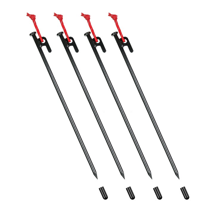 RiveRock(リバロック) 30cm ペグ 収納 バック テント タープ スチールペグ 反射ロープ 緑 24本セット : RiveRock -  通販 - Yahoo!ショッピング RiveRock(リバロック) ペグ 強靭 スチールペグ (20cm 25cm 30cm 40cm 各種)  安全キャップ付 レーザー