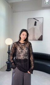 レディース　ニット　レース　シルク FIZZFLY | 25 SS 春 レース ロングスリーブ