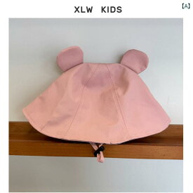 漁夫帽 キッズ 男女ベビー かわいいクマ耳 アウトドア 日よけ UVカット 夏用 キャップ 軽量 通気性 調整可能