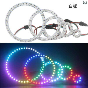 LED �����O���C�g �~�` �t���J���[ �����G�t�F�N�g �v���O���}�u������ ���� RGB LED ���z�J���[ �V�g�� �ԓ��f�R���[�V���� �y�� �R���p�N�g 5V�Ή�