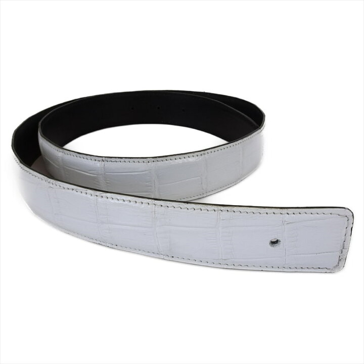 楽天市場】新品 クロコダイル ベルト メンズ レザーベルト マット  
