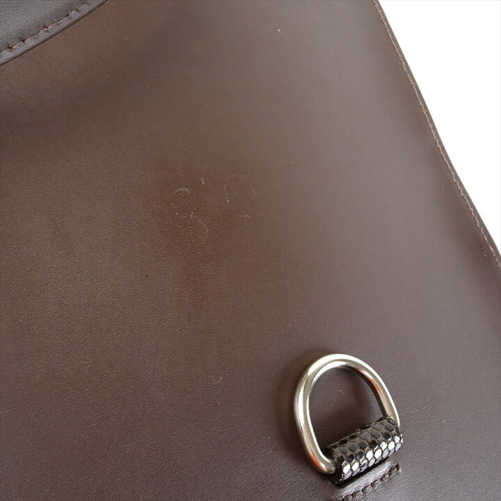楽天市場】新品 リザード トカゲ サドルバッグ エキゾチックレザー 茶 