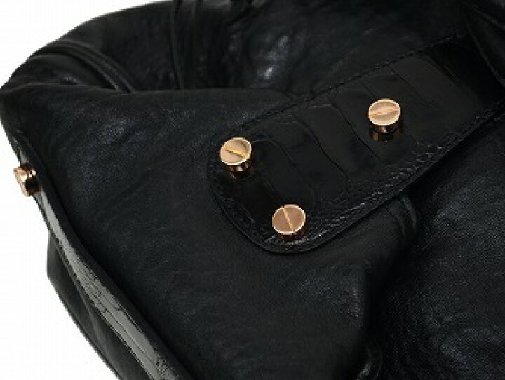 楽天市場】BALENCIAGA Black ホイッスル ミニボストンバッグ 170934  