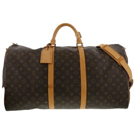 【値下げ】 LOUIS VUITTON ルイヴィトン モノグラム キーポル バンドリエール 60 ボストンバッグ M41412 モノグラム/キャンバス ブラウン メンズ【中古】