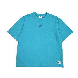 NIKE ナイキ NSW OS NCPS ハイビスカス レトロ Y2K 半袖Tシャツ HF4613 L コットン ターコーズブルー レディース【中古】