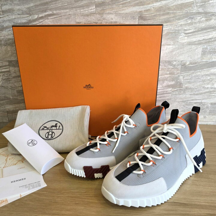 楽天市場】HERMES エルメス リフト Hロゴ スリッポンスニーカー 