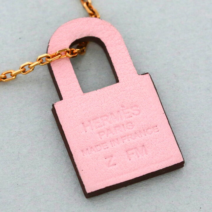 楽天市場】HERMES エルメス オーケリーPM ローズサクラ ネックレス GP 
