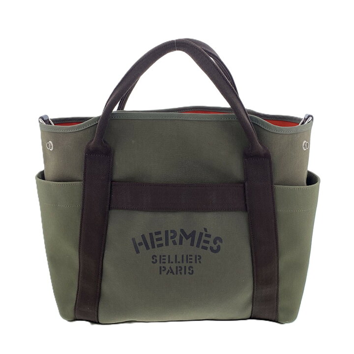 楽天市場】HERMES エルメス サックドパンサージュグルーム トート 