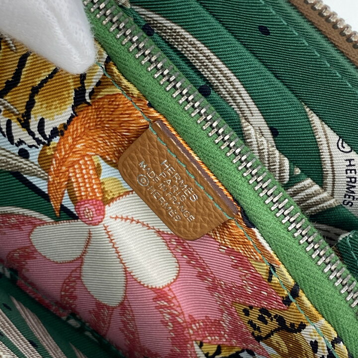 楽天市場】HERMES エルメス アザップ シルクイン コンパクト 王者の虎 