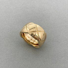 CHANEL シャネル ココクラッシュ コレクションリング ラージ 750YG 52 リング・指輪 J10574 K18イエローゴールド イエローゴールド レディース【中古】