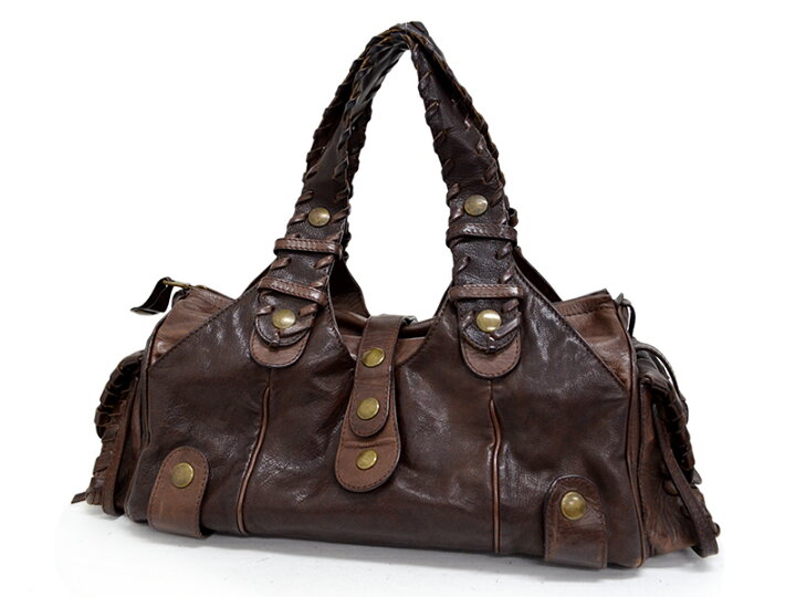 Chloe シルベラード ハンドバッグ レザー ブラウン Chloe ショルダー 