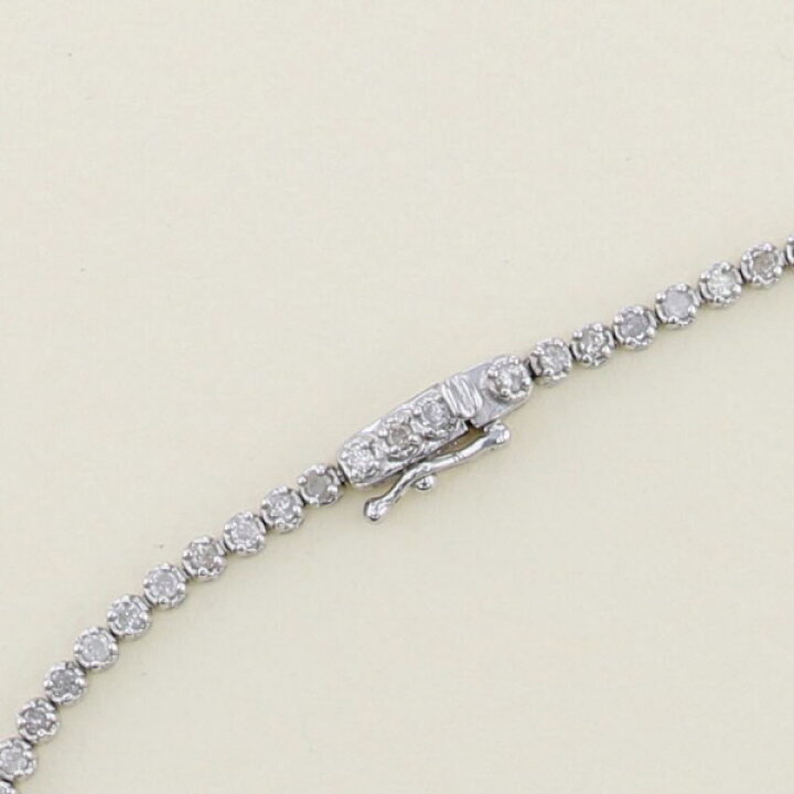 楽天市場】【中古】 K14WG ﾀﾞｲﾔﾓﾝﾄﾞ ﾃﾆｽﾌﾞﾚｽﾚｯﾄ 1.00ct ジュエリー 
