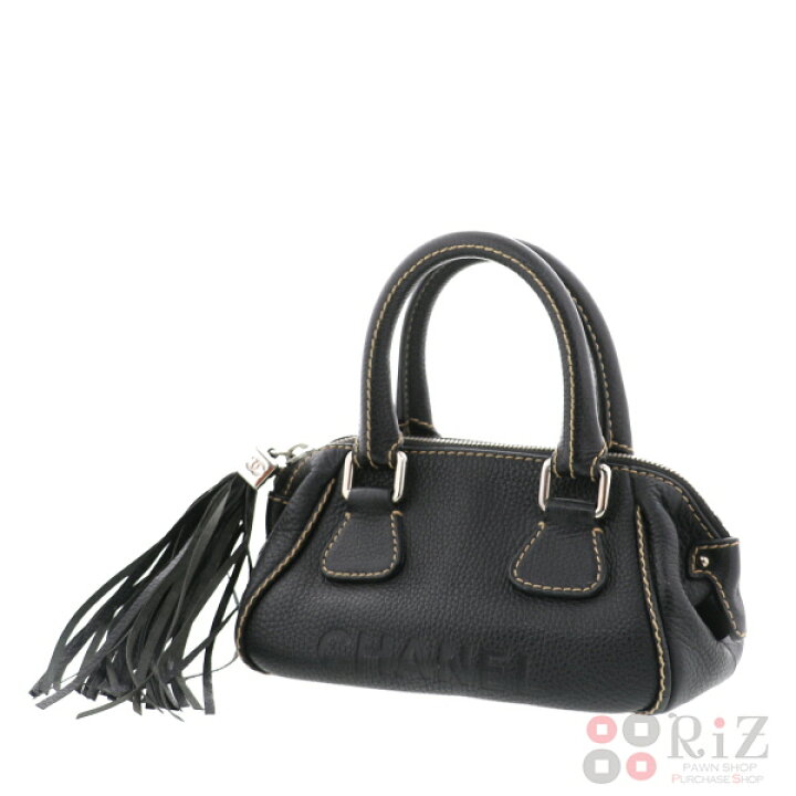 楽天市場】【中古】 CHANEL （シャネル） ﾌﾘﾝｼﾞ ﾐﾆﾎﾞｽﾄﾝﾊﾞｯｸﾞ バッグ 