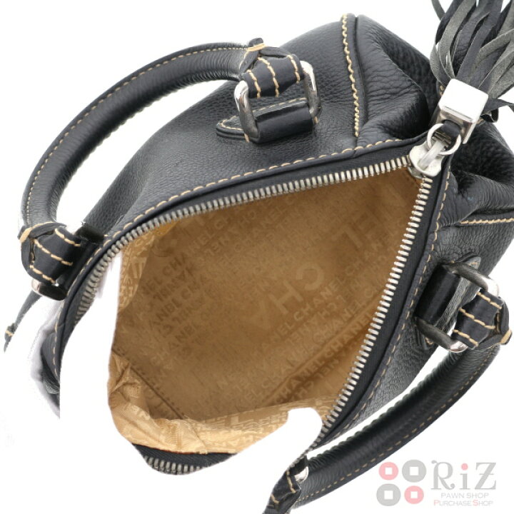 楽天市場】【中古】 CHANEL （シャネル） ﾌﾘﾝｼﾞ ﾐﾆﾎﾞｽﾄﾝﾊﾞｯｸﾞ バッグ 