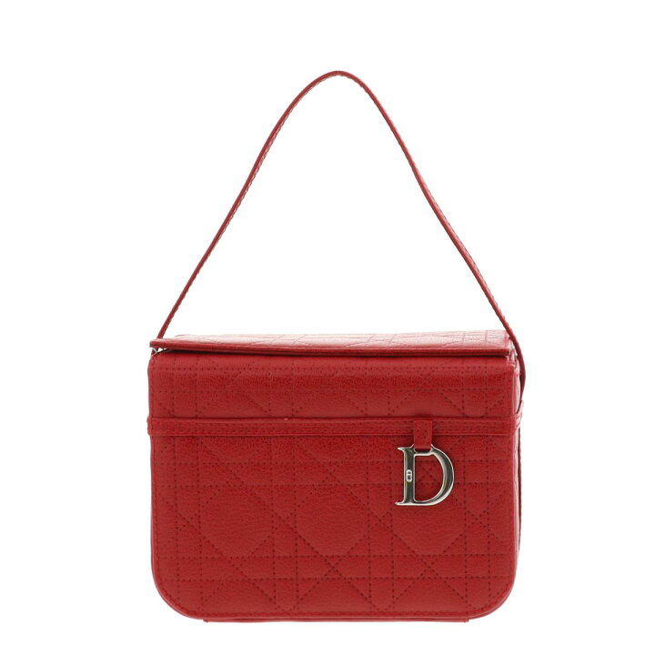 クリスチャン ディオール ハンドバッグ バニティ 赤 パーティー ポーチ