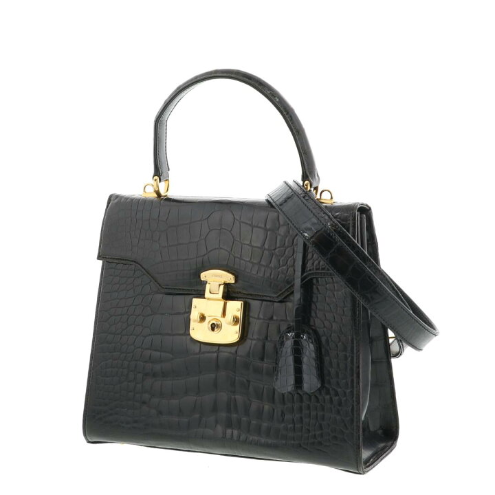 楽天市場】GUCCI グッチ ハンドバッグ 000 26 0258 Black/ブラック ｶｰﾌ 